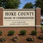 Board of Commissioner Sign We Are Hoke