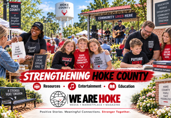 Strenghtening Hoke County Banner