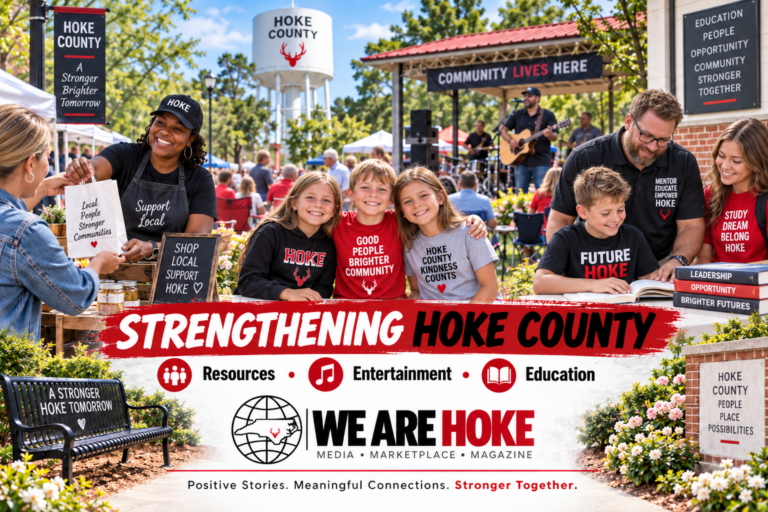 Strenghtening Hoke County Banner