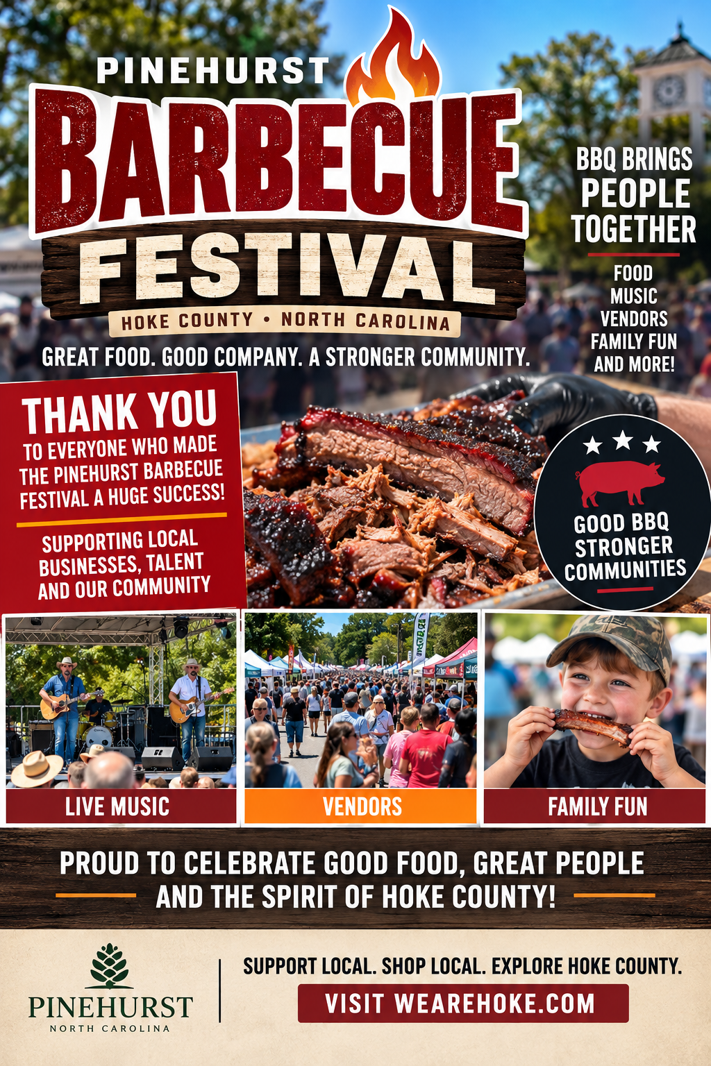 Pinehurst Barbecue Festival We Are Hoke